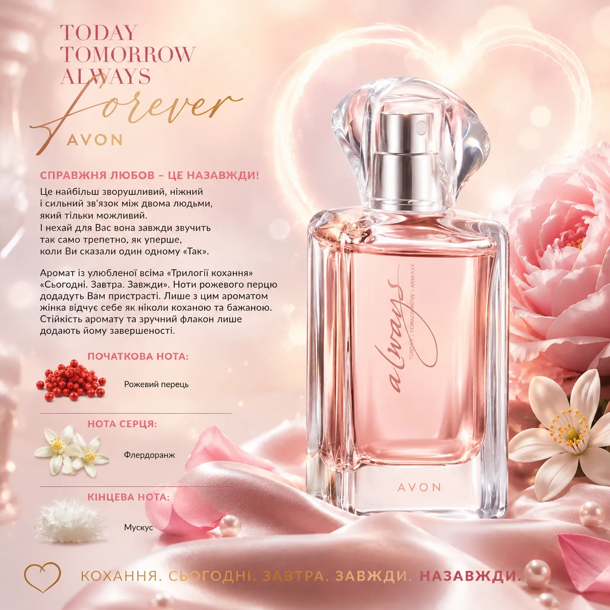 Today Tomorrow Always Forever Avon